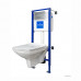 Комплект унитаз с инсталляцией Cersanit CARINA NEW CLEAN ON S-SET-CARC/LPRO/S-DL/Cm-w