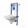 Комплект унитаз с инсталляцией Cersanit CARINA NEW CLEAN ON S-SET-CARC/LPRO/S-DL/Cm-w