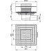 Сливной трап AlcaPlast APV1324 105 x 105/50 Сливной трап AlcaPlast APV1324 105 x 105/50