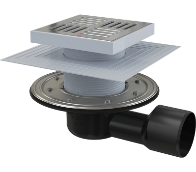 Сливной трап AlcaPlast APV3444 150 x 150/50/75 Сливной трап AlcaPlast APV3444 150 x 150/50/75