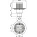 Сливной трап AlcaPlast APV201 105 x 105/50 Сливной трап AlcaPlast APV201 105 x 105/50