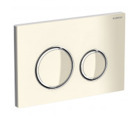 Смывная клавиша GEBERIT Sigma 21 115.884.TG.1 (стекло песочно-серое, глянцевый хром)