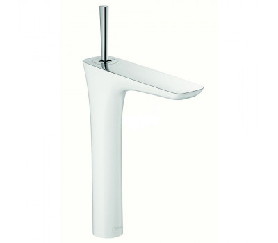 Смеситель для раковины Hansgrohe PuraVida хром/белый 15072400