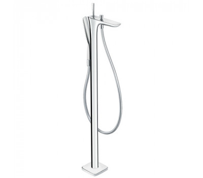 Смеситель для ванны напольный Hansgrohe PuraVida хром 15473000
