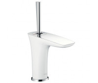Смеситель для раковины Hansgrohe PuraVida белый/хром 15075400