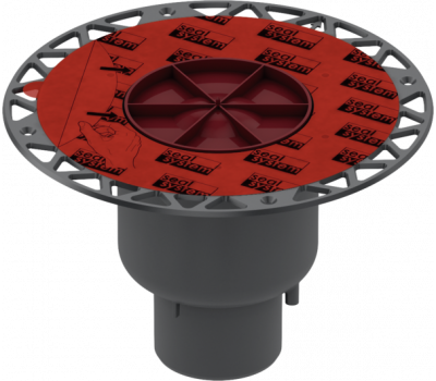 Сифон TECEdrainpoint S DN 70, вертикальный с универсальным фланцем Seal System Сифон TECEdrainpoint S DN 70, вертикальный с универсальным фланцем Seal System
