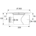 Сифон TECEdrainpoint S DN 100, с универсальным фланцем Seal System