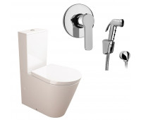 Комплект 3 в 1 NC111661arona: унитазкомпакт GLAM с сиденьем (микролифт) и гигиенический душ ARONA (PAINI, Италия) Комплект 3 в 1 NC111661arona: унитазкомпакт GLAM с сиденьем (микролифт) и гигиенический душ ARONA (PAINI, Италия)