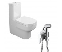 Комплект 3 в 1 NC222661aosta: унитазкомпакт BE YOU с сиденьем (микролифт) и гигиенический душ AOSTA (PAINI, Италия) Комплект 3 в 1 NC222661aosta: унитазкомпакт BE YOU с сиденьем (микролифт) и гигиенический душ AOSTA (PAINI, Италия)