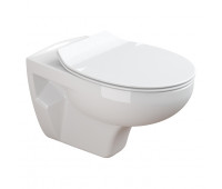 Набор Sanitana подвесной MUNIQUE: чаша + крышка slim Набор Sanitana подвесной MUNIQUE: чаша + крышка slim
