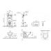 Vitra FORM 300 Комплект: Подвесной унитаз с сиденьем микролифт + Инсталляция + Панель управления Vitra FORM 300 Комплект: Подвесной унитаз с сиденьем микролифт + Инсталляция + Панель управления