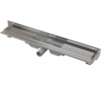 Alca Plast APZ104-550 Водоотводящий желоб с порогами для перфорированной решетки и регулируемым воротником к стене Alca Plast APZ104-550 Водоотводящий желоб с порогами для перфорированной решетки и регулируемым воротником к стене