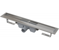 APZ6-550 Professional Водоотводящий желоб с порогами для цельной решетки, с горизонтальным сливом (сталь) APZ6-550 Professional Водоотводящий желоб с порогами для цельной решетки, с горизонтальным сливом (сталь)