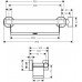 26328400 Raindance Unica Comfort m.Porter поручень+полочка 26328400 Raindance Unica Comfort m.Porter поручень+полочка