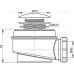 Alca Plast A465 50 мм Выпускной комплект click/clack Alca Plast A465 50 мм Выпускной комплект click/clack