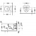 Duravit 2220090000 2nd Floor Унитаз подвесной с вертикальным смывом, 370*540 мм, 4,5 л