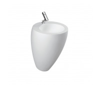 Alessi One Раковина с пьедесталом 52 *53 см, с отверстием для смесителя, покрытие LCC Alessi One Раковина с пьедесталом 52 *53 см, с отверстием для смесителя, покрытие LCC