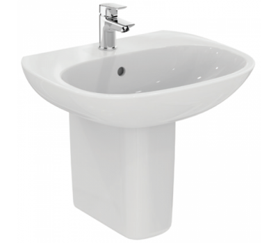 Умывальник TESI 55 см (тонкий бортик) T352301